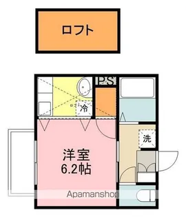 デモーラ高松【1階】の間取り