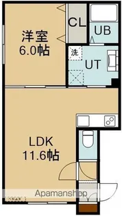 クローバーライフ昭和【2階】の間取り