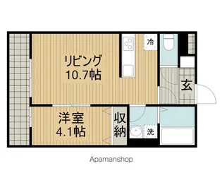 リコルテ橋本【1階】の間取り