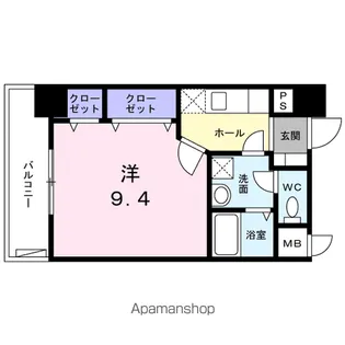 グレイスあらかわ【4階】の間取り