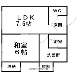 静栄荘【2階】の間取り