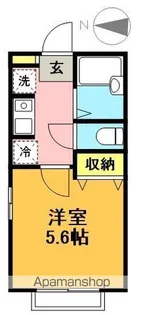 東京都世田谷区赤堤1丁目【アパート】の間取り