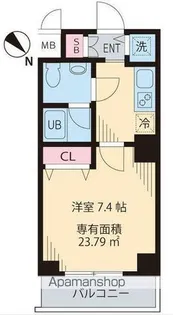 南海サザンコート行徳【1階】の間取り