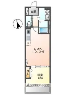 リオグランデ東戸塚【2階】の間取り