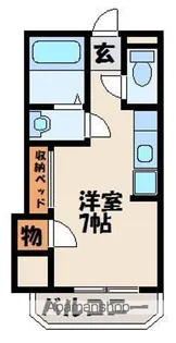 エスポアール古賀【2階】の間取り
