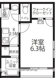 カーサK【3階】の間取り