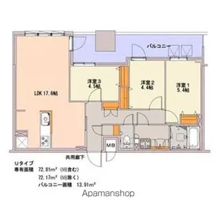 S-RESIDENCE千種belvia TOWER(べルヴィアタワー)【15階】の間取り