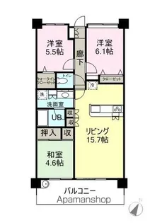ポレスター東尾道駅前1502【1202号室】の間取り