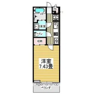 belle ville Hiranaka【2階】の間取り