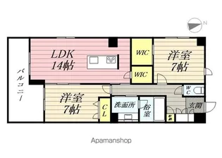 神奈川県横浜市栄区小菅ケ谷4丁目【マンション】の間取り