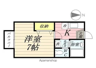 サンシャインパレスAB B棟【2階】の間取り