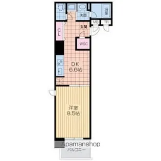 セノアタワー泉【5階】の間取り