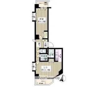 東京都新宿区西新宿4丁目【マンション】の間取り