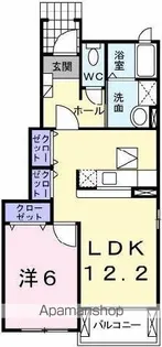レグメスⅠ【2階】の間取り