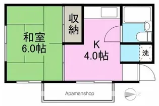 浅田ビル【4階】の間取り