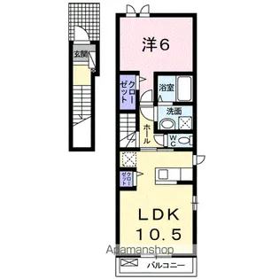 ヴィラ フレグラント【2階】の間取り