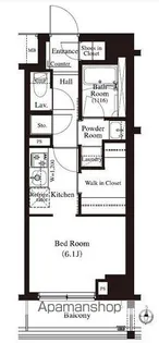 アーバンパーク住吉【4階】の間取り