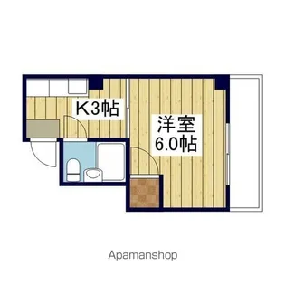 岡崎第6ビル【5階】の間取り