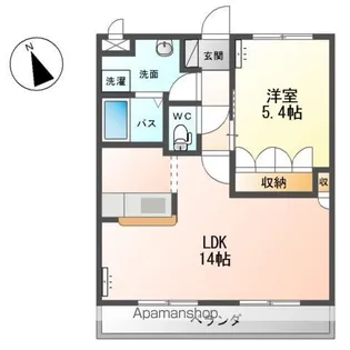 サンク エトワール【3階】の間取り