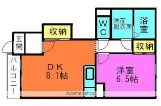 クレストール【1階】の間取り