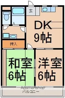 メゾン・ド・ベル【2階】の間取り