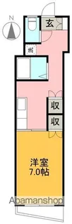 スカイパレス介良【202号室】の間取り