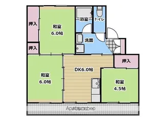ビレッジハウス岩村田1号棟【501号室】の間取り