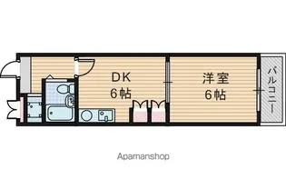 旭シックス【2階】の間取り
