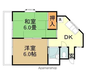 ベイサイド藤原【3階】の間取り