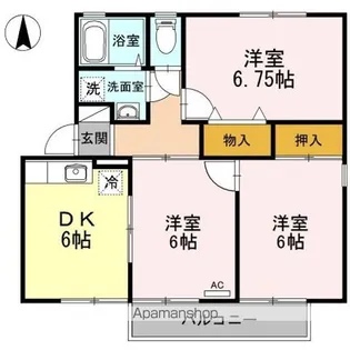 メゾン・ド・M A【1階】の間取り