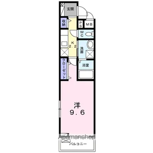 フェレーザ本町【2階】の間取り