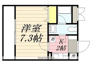 第16川崎ビル【8階】の間取り