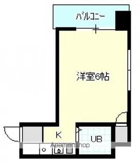 第13片山ビル【6階】の間取り