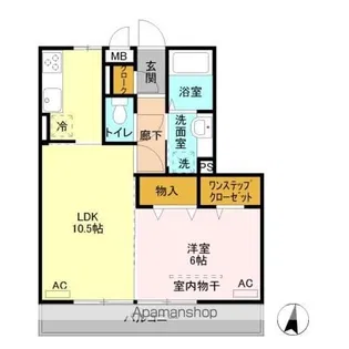 カラーズ ガーデン【2階】の間取り