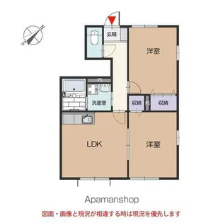 エルメゾンセレナ【101号室号室】の間取り