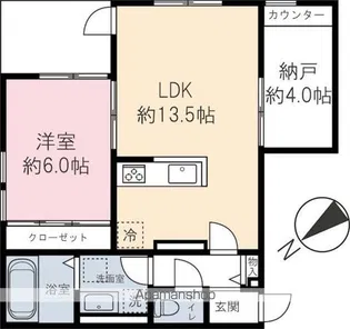 (仮称)赤堤2丁目パレス【102号室】の間取り