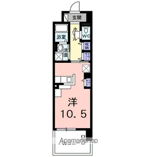 エストラット狭山【5階】の間取り