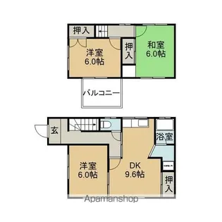愛知県名古屋市守山区瀬古東3丁目【一戸建】の間取り