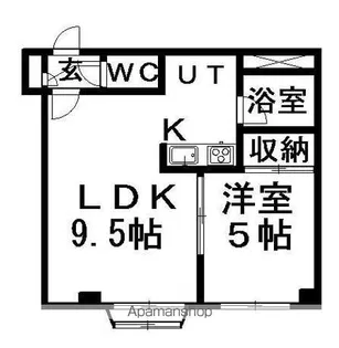 パブリック56【305号室】の間取り