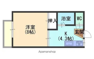 ニュータウンヒルズアザレア【201号室】の間取り