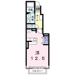 ストロベリーフィールズⅠ番館【1階】の間取り