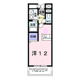 コーポAZUMA【2階】の間取り