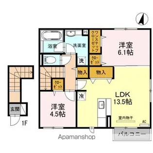 ソシア A【2階】の間取り