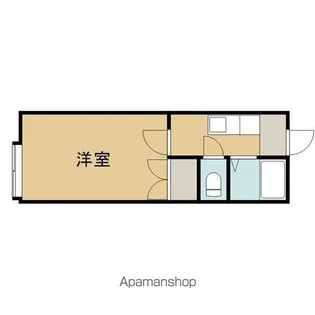 メゾンK4【101号室】の間取り