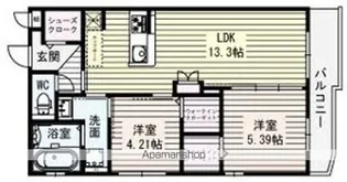 グローコートⅦ【3階】の間取り