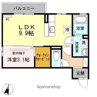 メゾン・ド・レーヴ【3階】の間取り