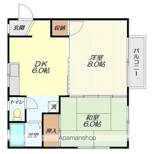 サニーコート【201号室】の間取り