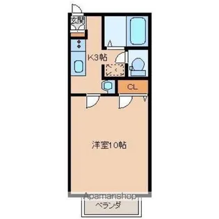 アーバンハイツ【2階】の間取り