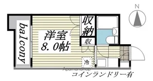 メゾン・ド・エルヴェ【418号室】の間取り