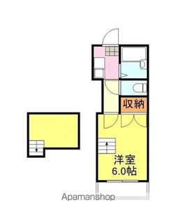 アルヴィータ綾羅木【105号室】の間取り